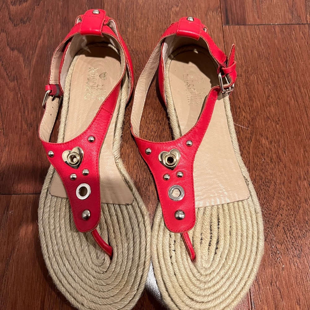 Moschino summer sandals size 10
